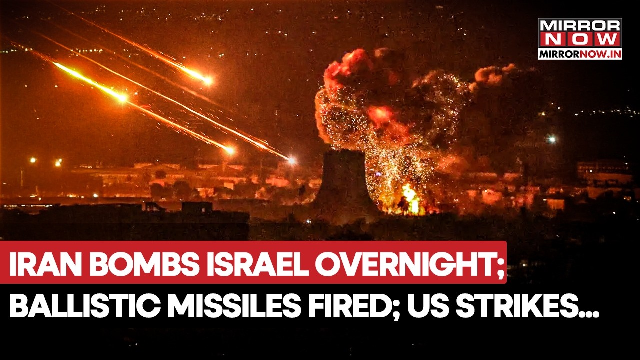 Iran Launches Ballistic Missiles At Israel, Sirens Blare In Major Cities Amid War Escalation | Watch