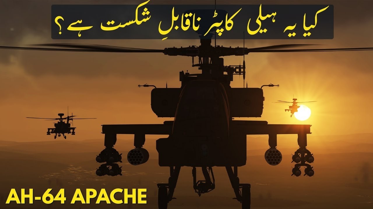 Apache Attack Helicopter – The Flying Tank of Modern Warfare | AH-64 Documentary in Urdu