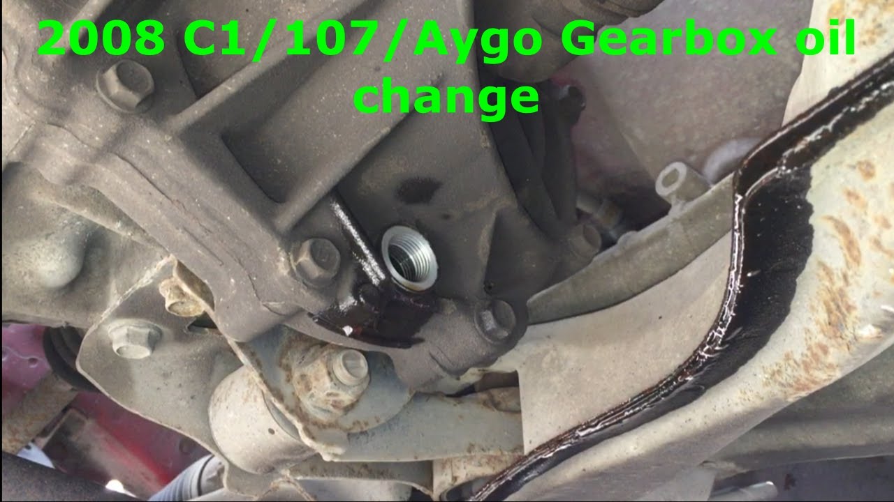 Замена масла в коробке передач 2008 C1/107/Aygo