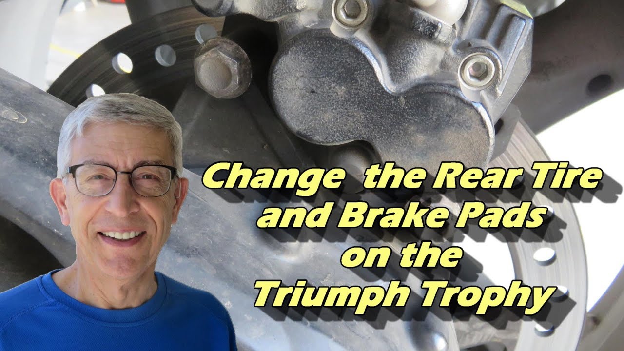 Change the Rear Tire and Brake Pads on the Triumph Trophy SE