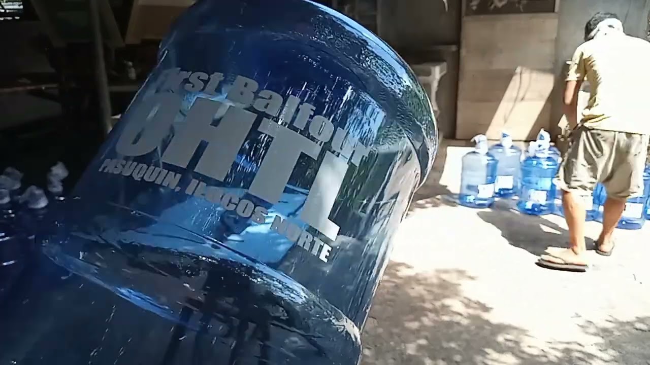 Water Container Screen Printing