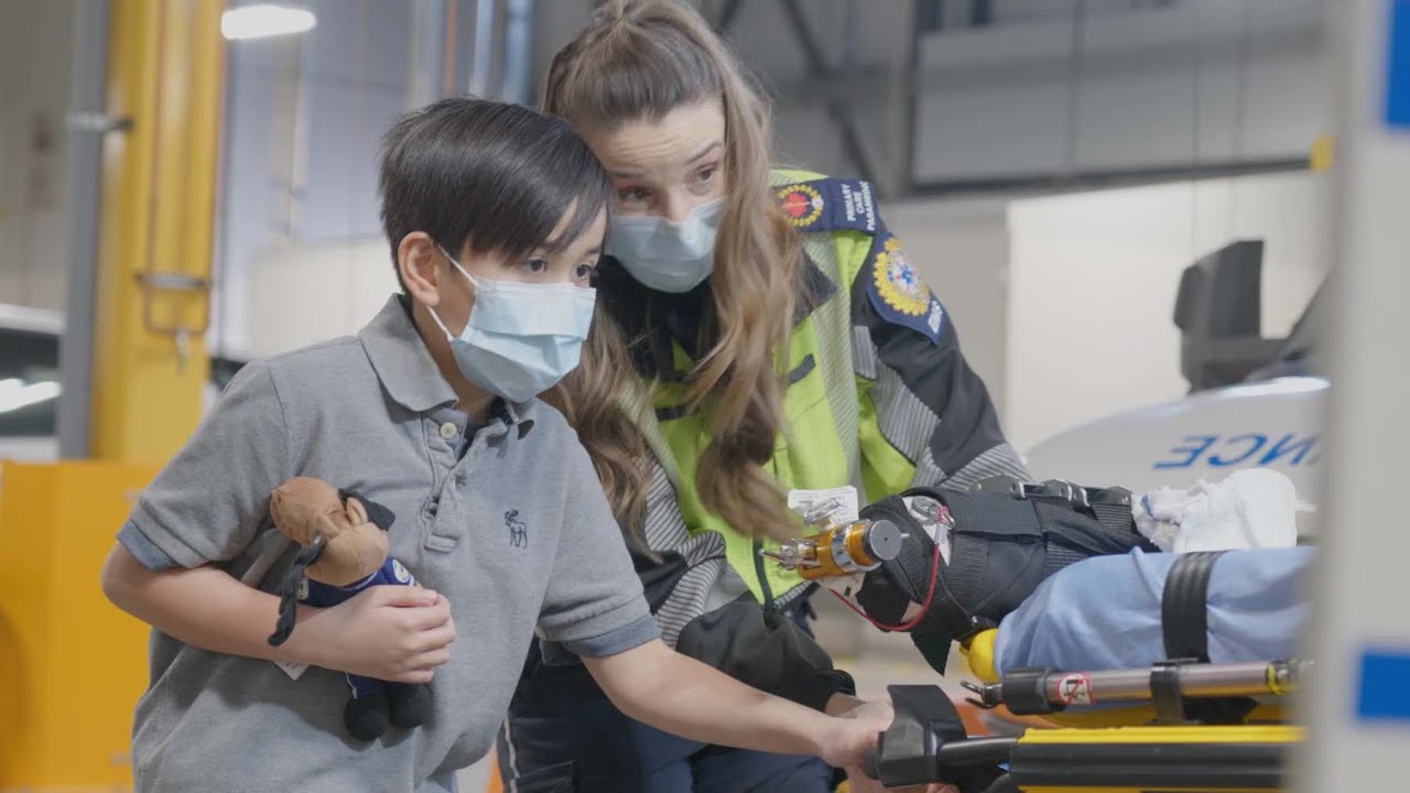Paramedic inspires young stroke survivor