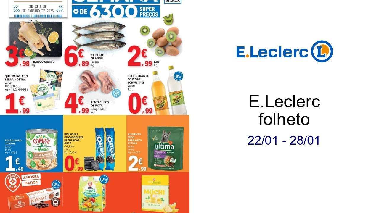 E.Leclerc folheto 22/01 - 28/01