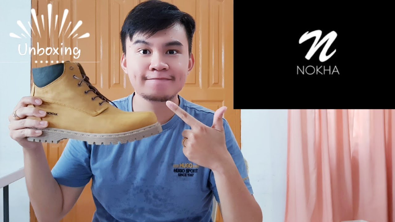 UNBOXING BOOTS LOCAL BRAND(NOKHA)