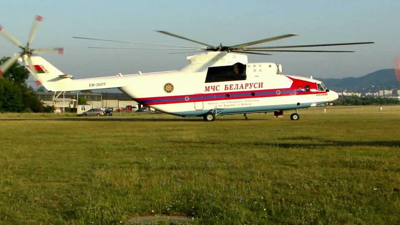 MI-26 take off and go home from Buda&ouml;rs