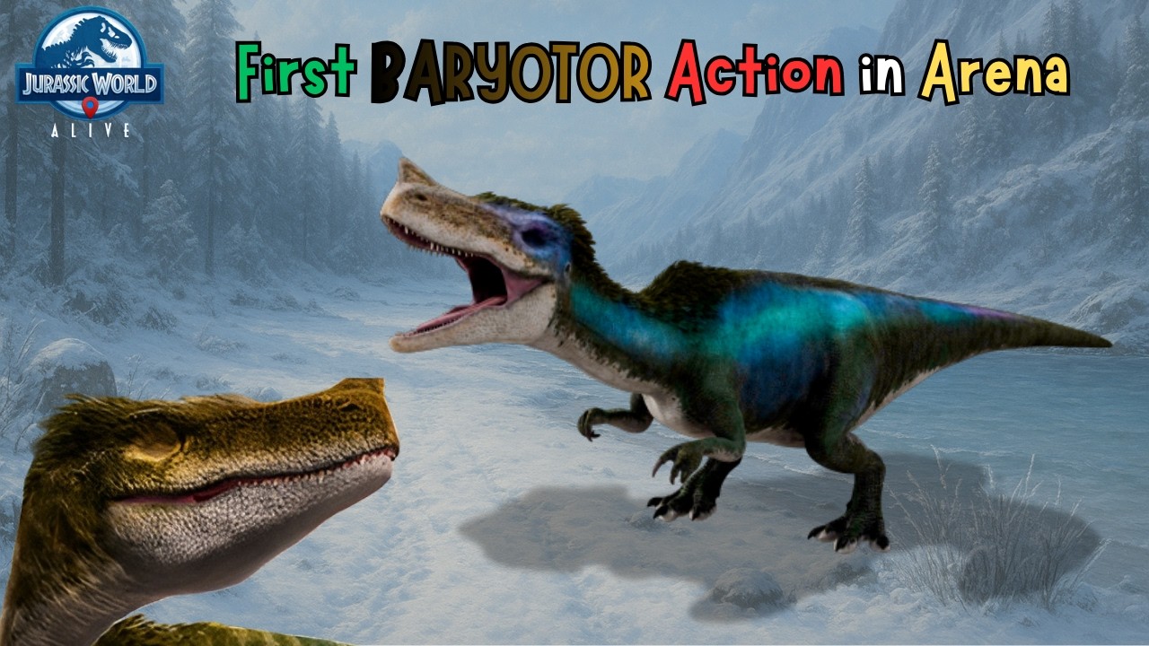FIRST Baryotor Action in Arena - Is Bro GOOD? 😬 | PVP Battles | Jurassic World Alive Gameplay 658