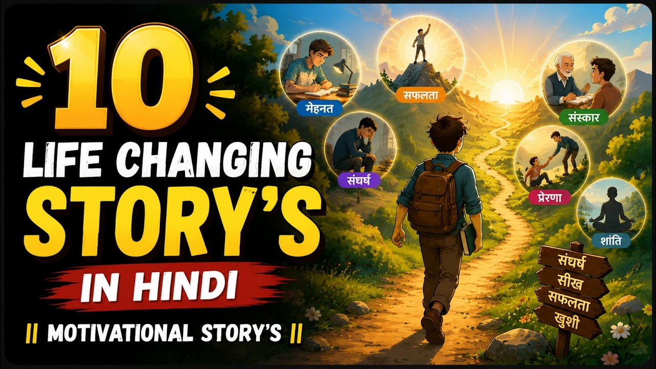 10 LIFE CHANGING STORY'S IN HINDI II MOTIVATIONAL STORY'S II