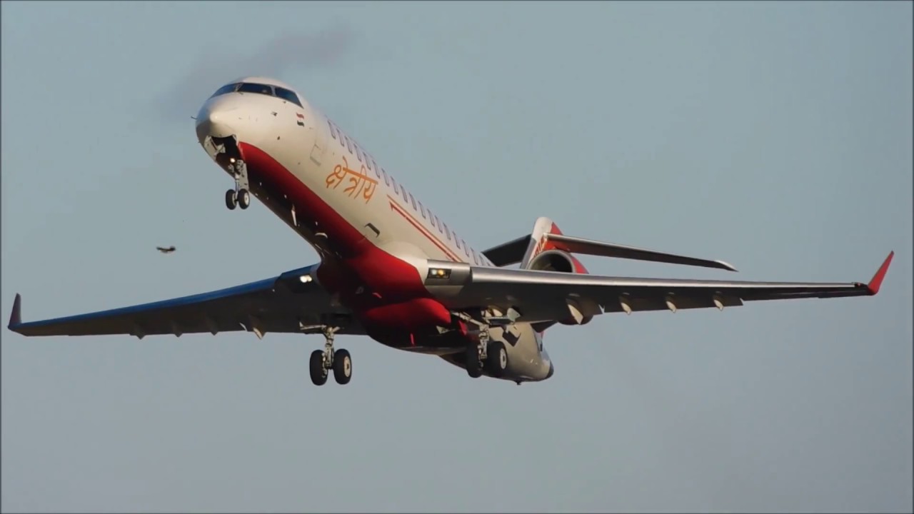 *RARE* Air India Regional CRJ-700 VT-RJE Arrival, Start-Up & Departure At Southend Airport 14/01/17
