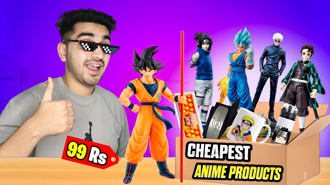 I Ordered Anime Products in Just Rs 99 | SCAM OR REAL 🤯 ?