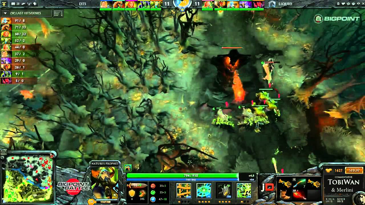 Na'Vi vs Team Liquid Game 1 - Bigpoint Battle DOTA2 - TobiWan