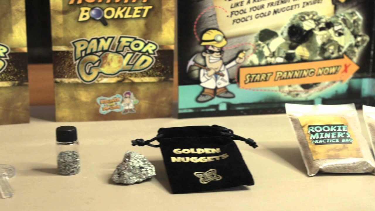 Learn How to Pan for Gold Science Kit by Discover with Dr. Cool