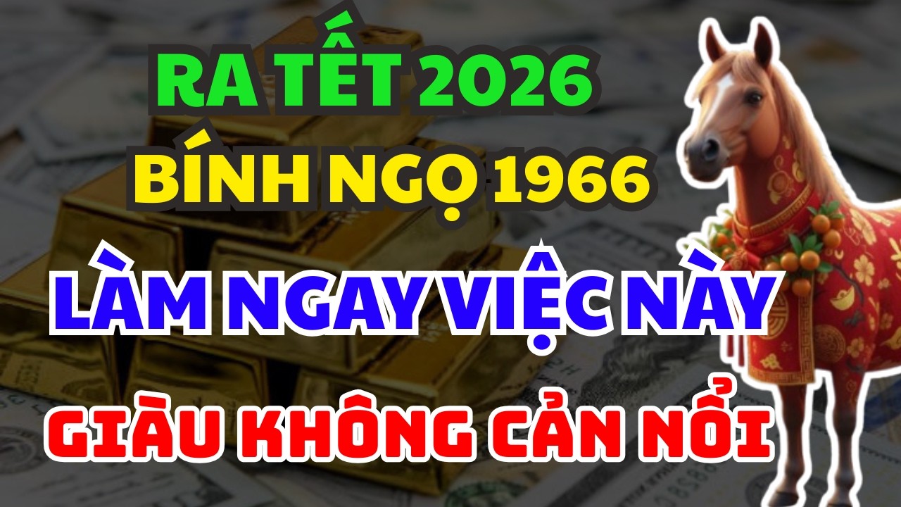 RA TẾT 2026, bính ngọ 1966 Làm 5 Việc Này Ắt NỔ Lộc Ầm Ầm, Đổi Đời Giàu Có Phát Tài