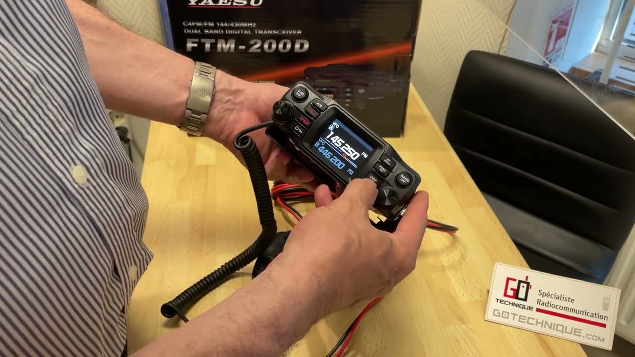 FTM200D YAESU radio VHF UHF présentation GoTechnique