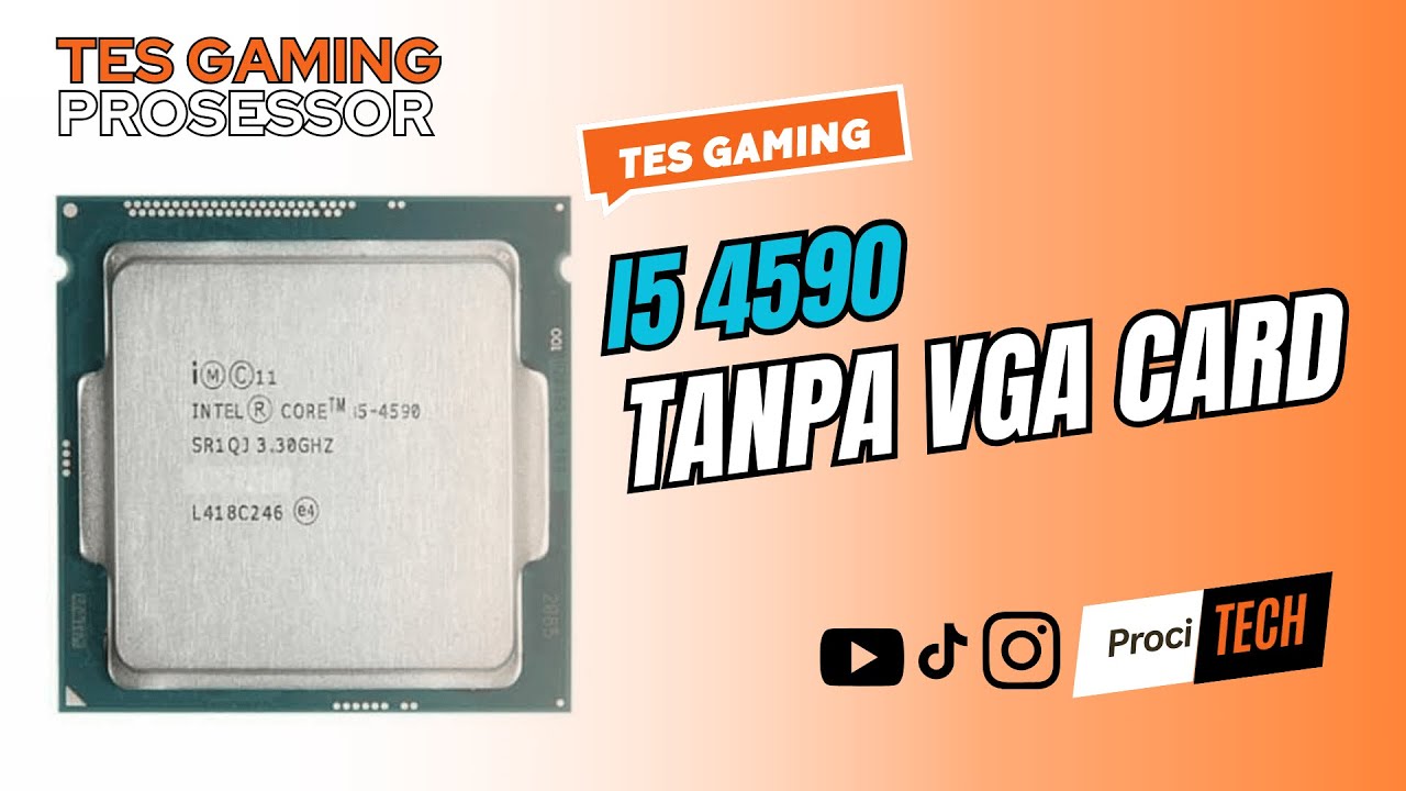 Tes Main Game i5 4590 Tanpa VGA CARD