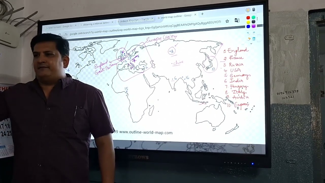 World Map _ Outline SSC 