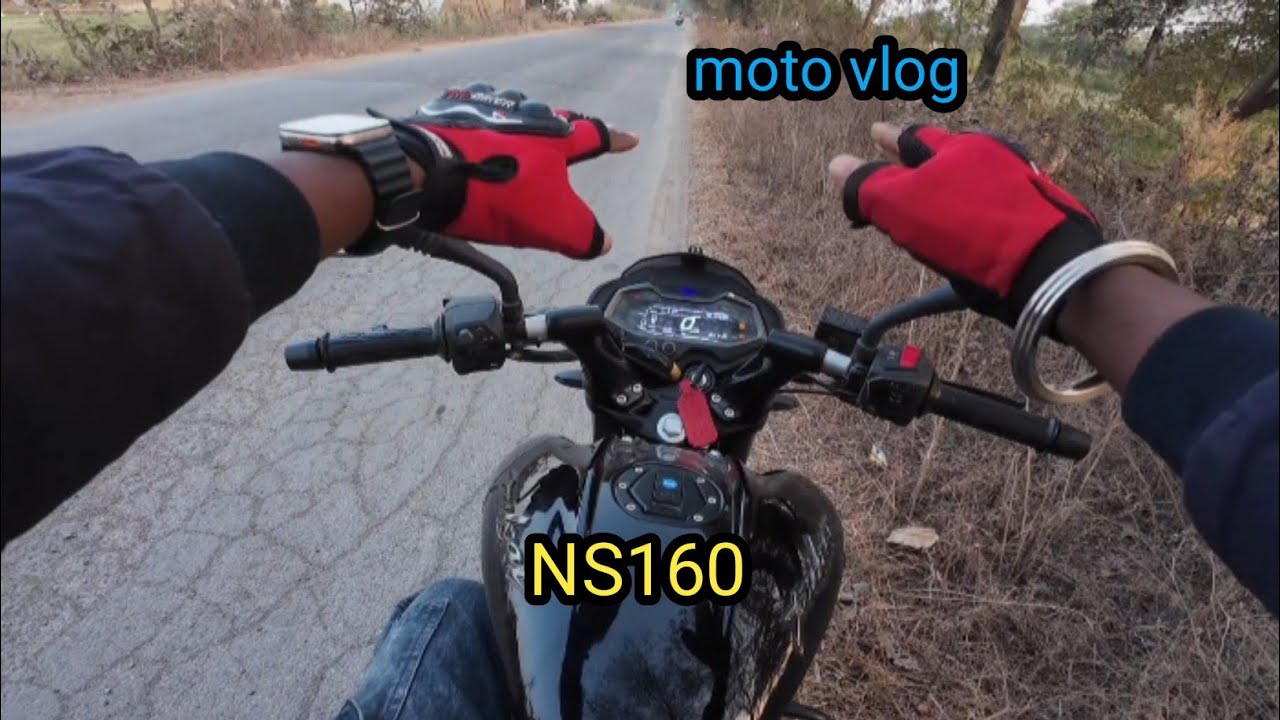 Ns 160 me jabrdast moto vlogging kiya aaj kaisa bike hai dekho video me pura najara dikh raha hai