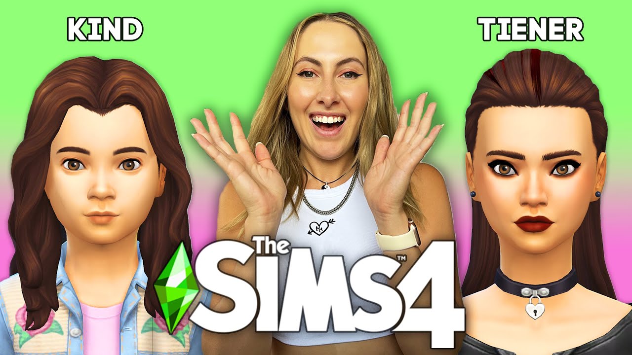 MEGA TRANSFORMATIE van KIND naar TIENER! - De Sims 4 - Aflevering 42