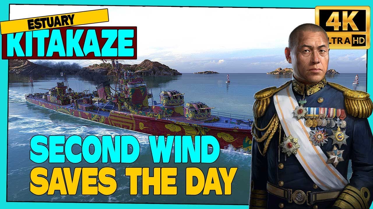 Эсминец Kitakaze: ВТОРОЙ ВЕТЕР СПАСАЕТ ИГРУ - World of Warships