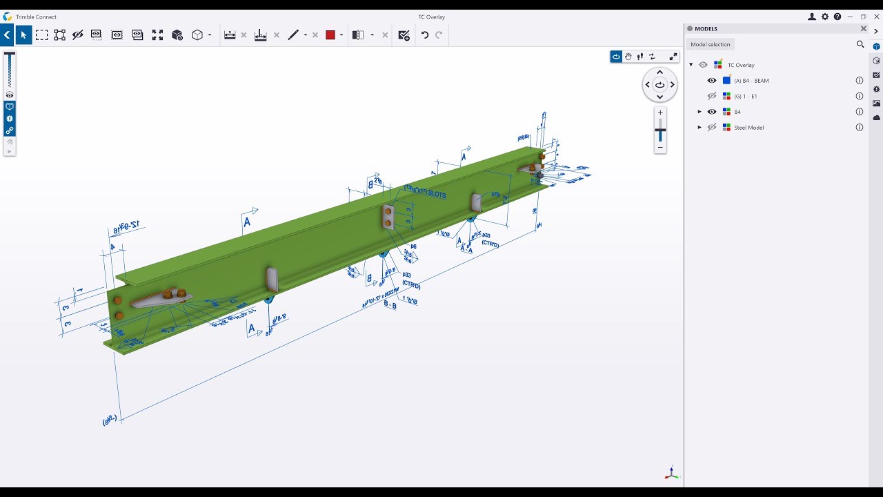 Overlay 2D Annotations on a 3D Model