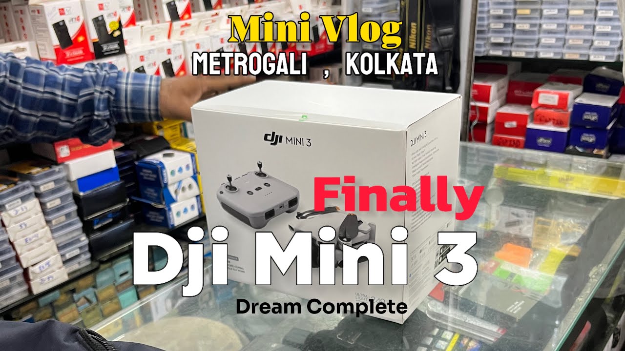 Finally Ami Drone Kine Niyechi | Dji Mini 3 Combo Plus | Kolkata MetroGali | Dream Complete 😍🥹