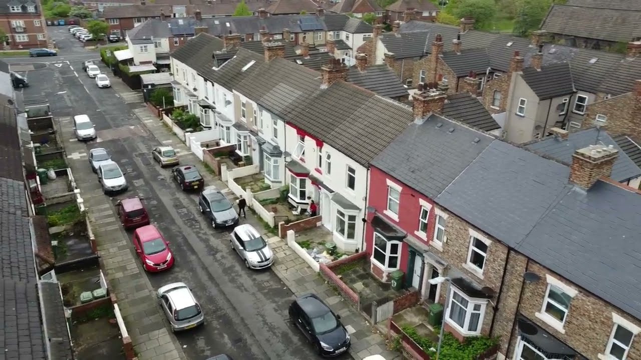 Thornaby-on-Tees - DJI Mini SE Drone Footage (English town drone footage)