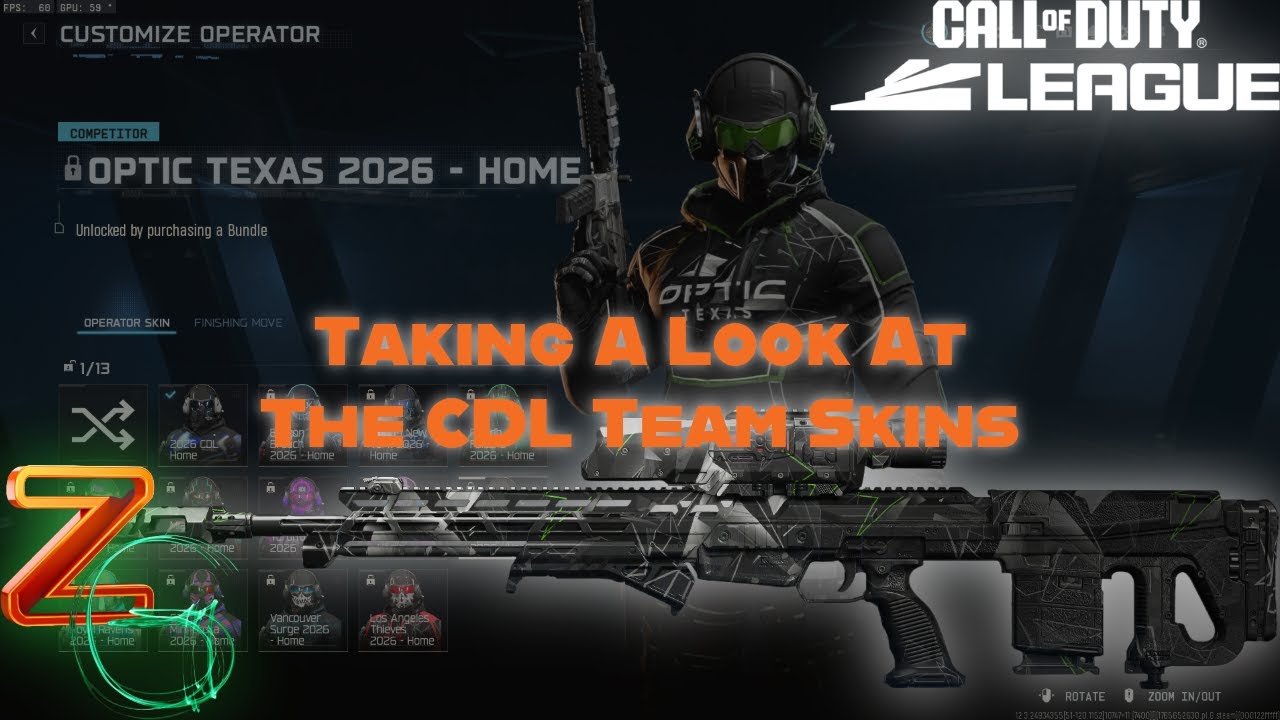 Taking A Look at the CDL Team Skins