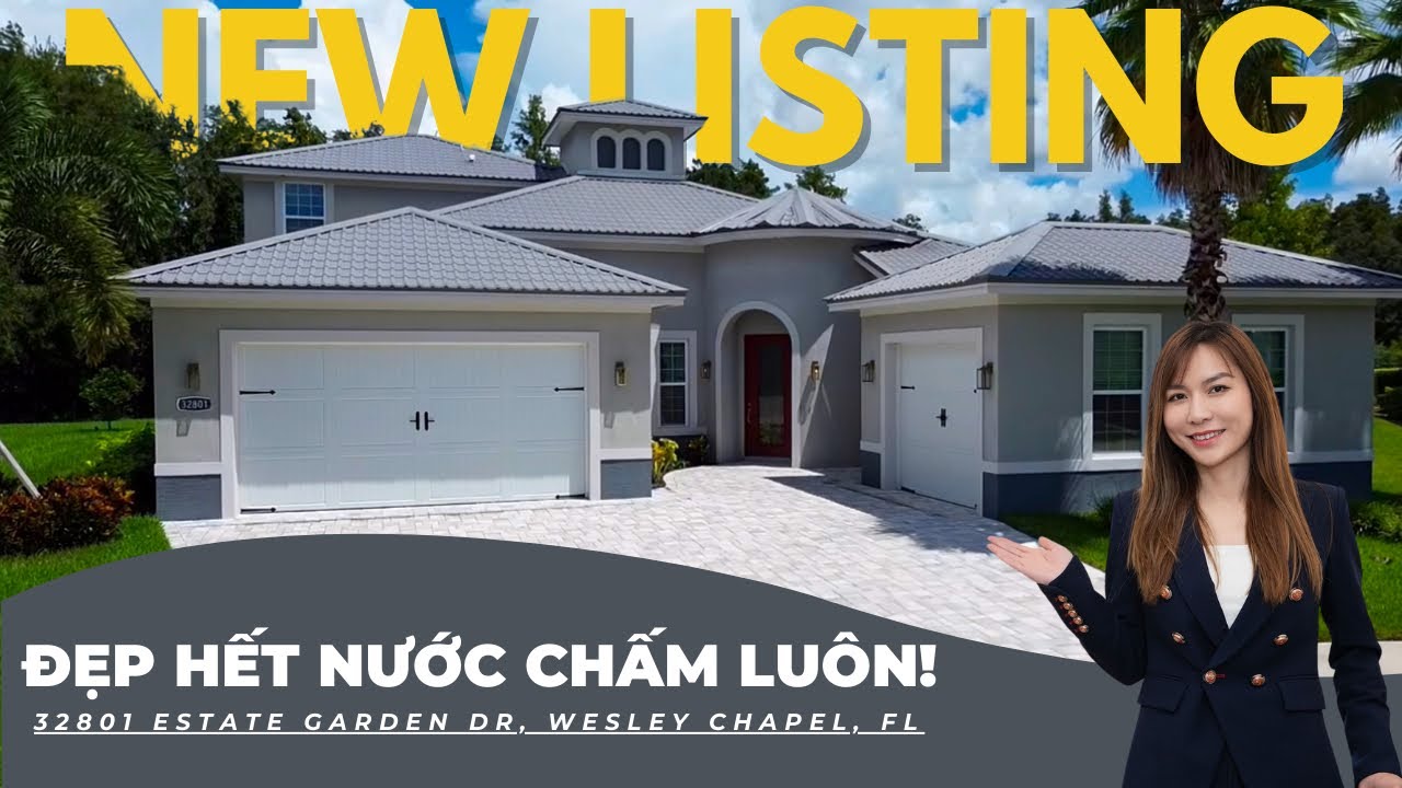 New listing ‼️‼️Beautiful metallic roof and gated community in Epperson Wesley Chapel Florida