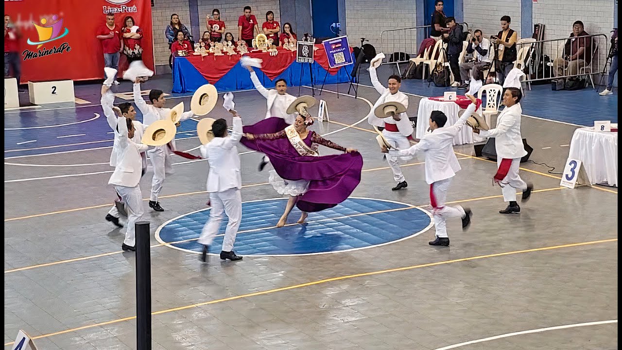 "Es puro Perú" esta coreografía de chalanes para la reina | 36 Marinera Todas Las Sangres 2023