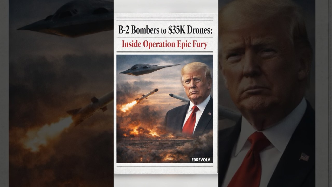 Operation Epic Fury: Stealth Bombers, AI & Kamikaze Drones