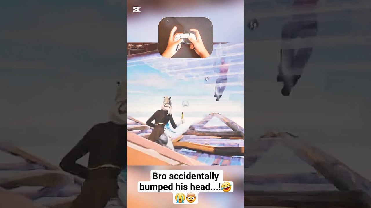 Чувак пытался прыгнуть сквозь крышу...!🤯😭😭🤯 