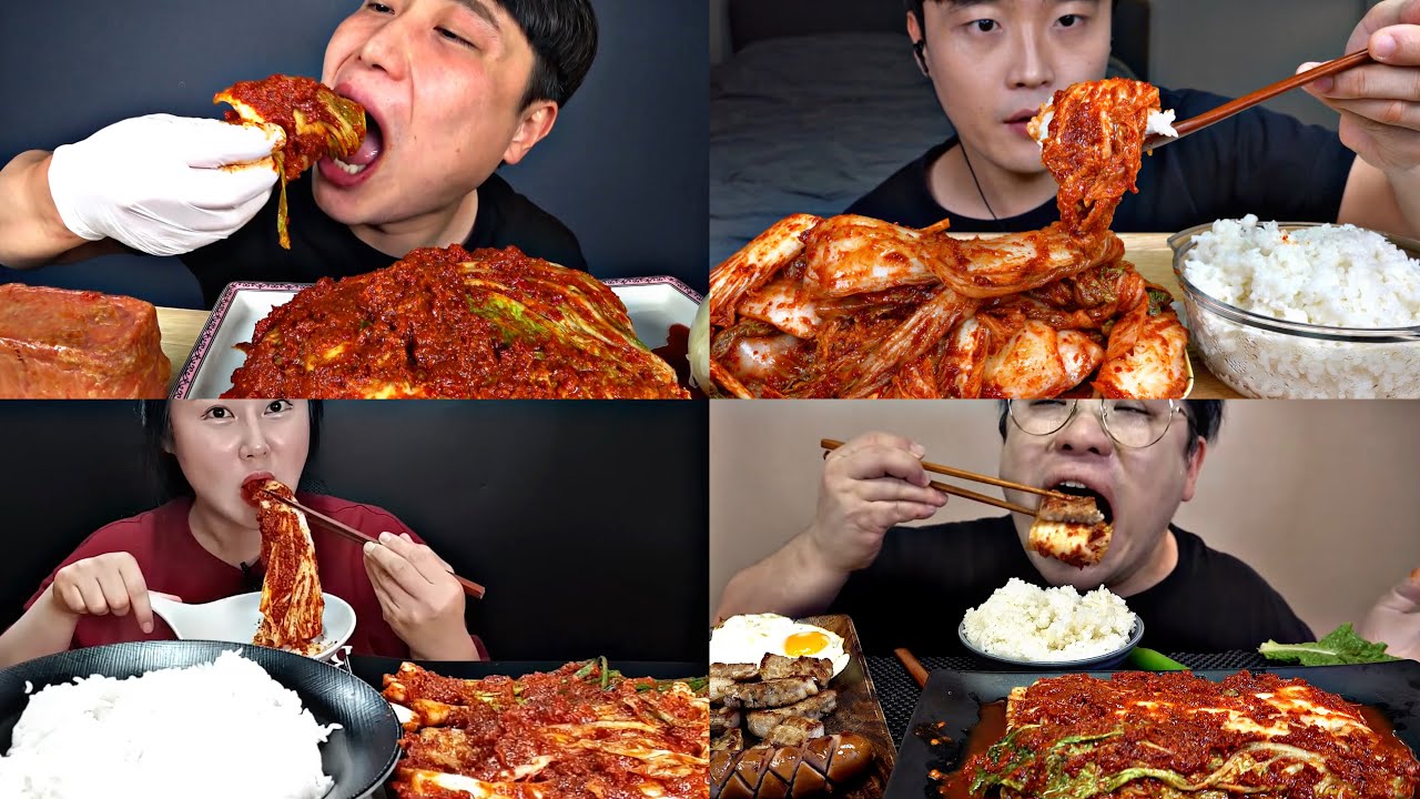 Mukbangers LOVE The SPICIEST KIMCHI🥵😳