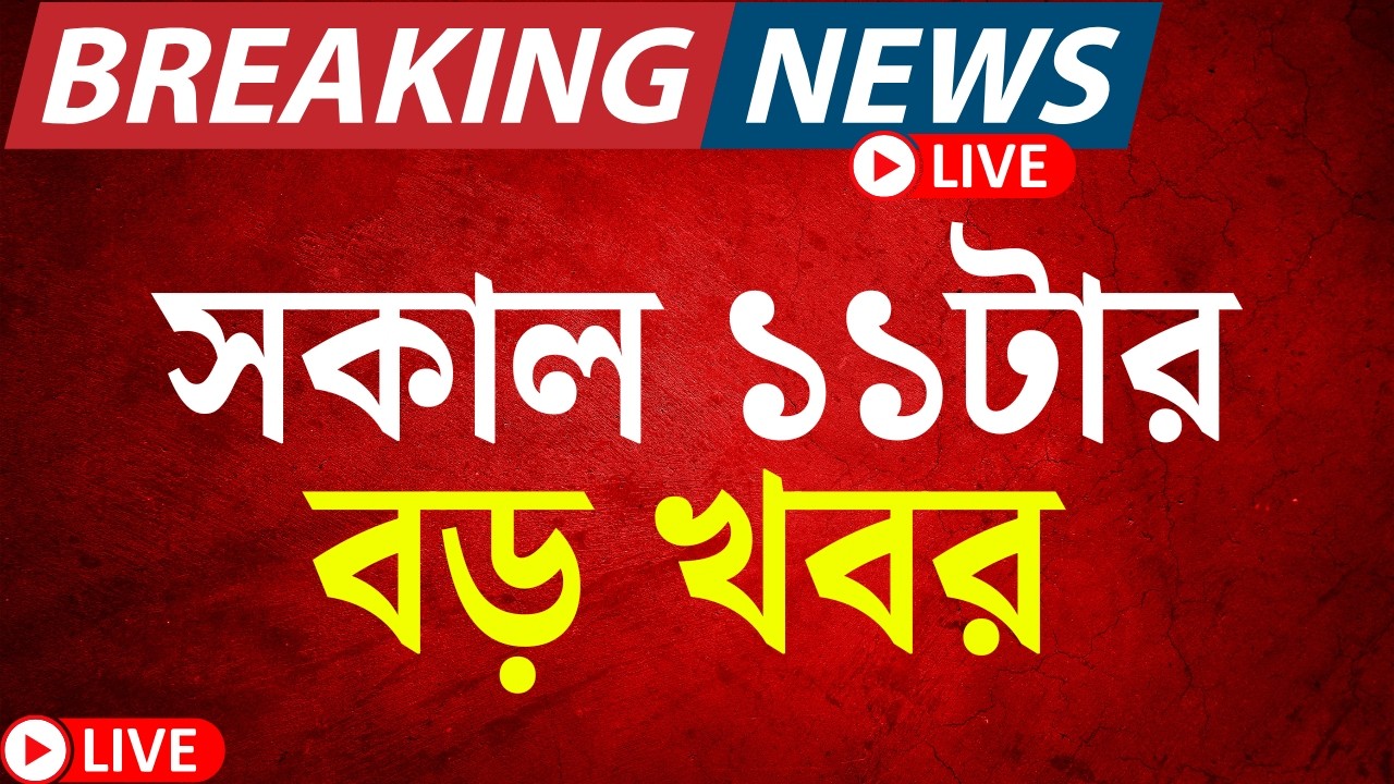 Today Breaking News LIVE | সকাল ১১-টার বড় খবর | WB SIR News | Election Commision |Mamata Banerjee