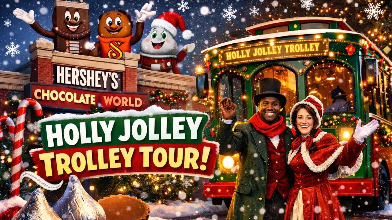 Hershey, PA Holiday Trip 🎄 | Tru by Hilton Tour, Chocolate World & Sweet Lights Trolley
