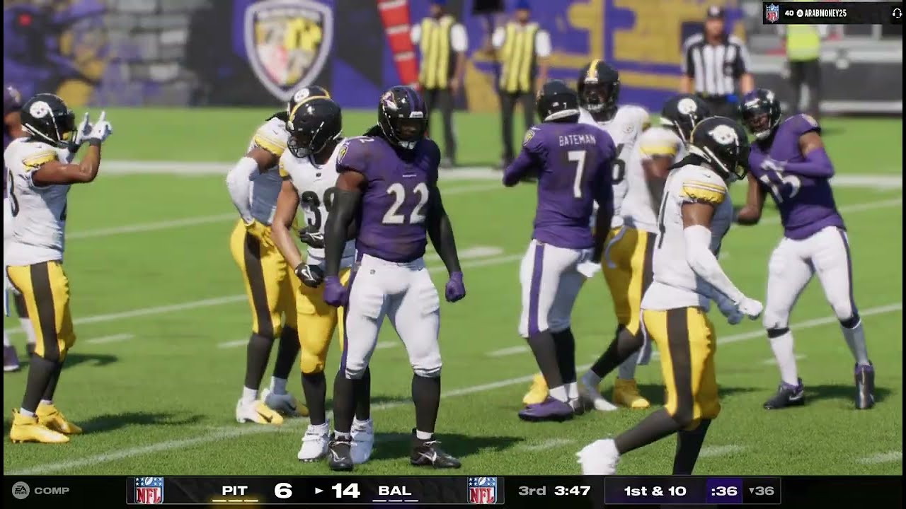MaddenUserXFiles  | PIT vs BAL | Rodgers vs Lamar | Came Down to the 4th