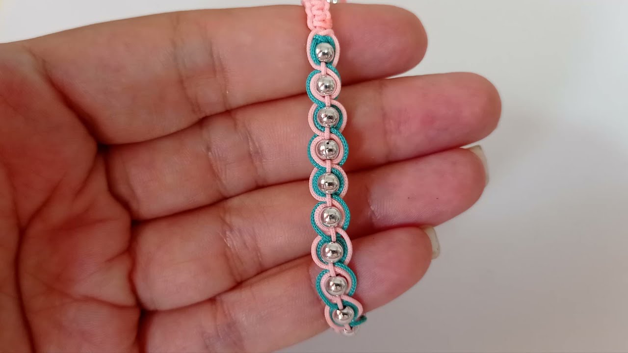 Pulsera de nudo Ovalo fácil y rápida