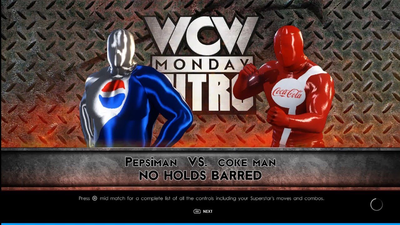 Pepsi Man vs Coca-Cola Man - WWE 2k22
