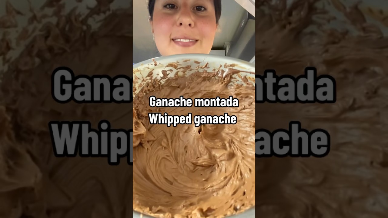 C&oacute;mo hacer ganache montada #ganache #chocolaterecipe #recetasfaciles #chocolate