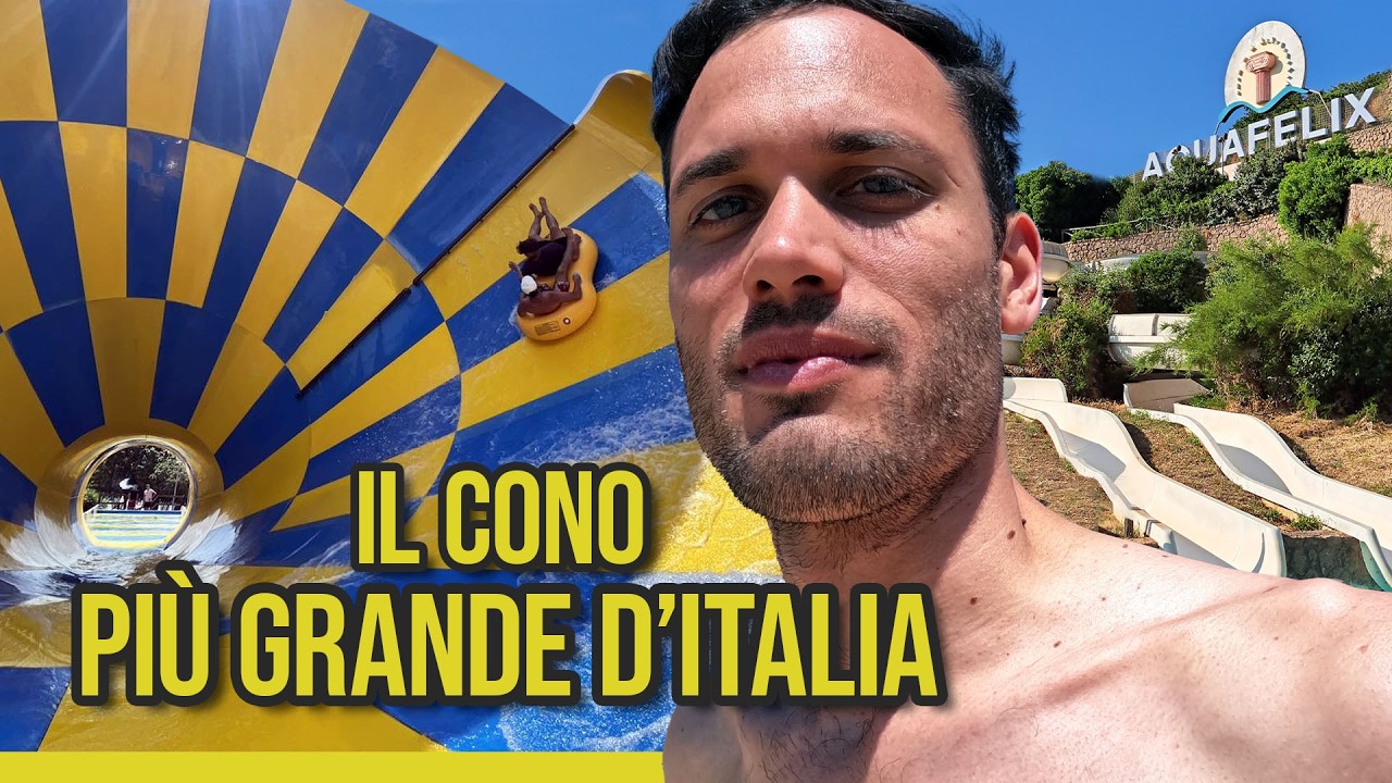 Aquafelix: Provo lo scivolo con il cono più grande d'Italia!