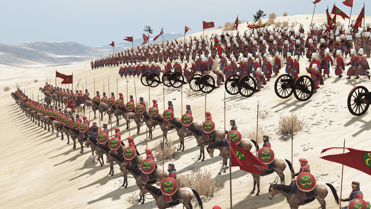 1000 Ottoman Soldiers Defend Against French Army in the Desert – Epic Battle in Bannerlord