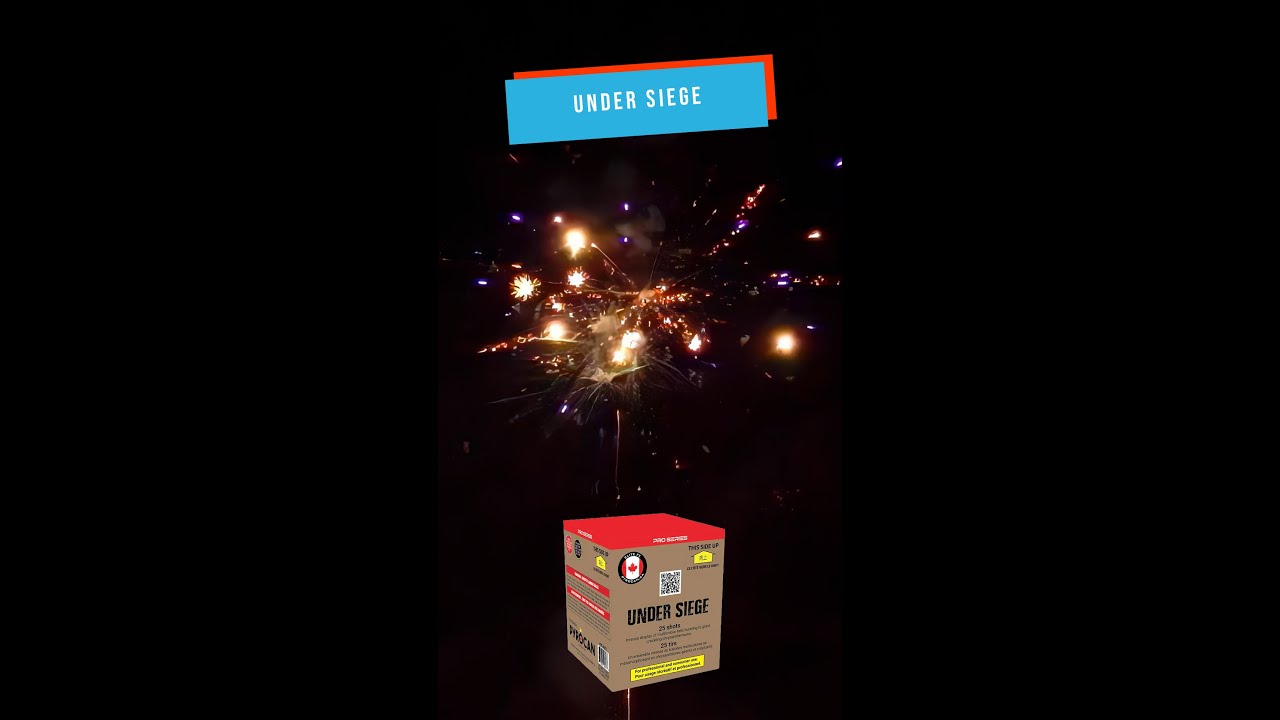 Get ready for an explosive spectacle with Under Siege, Pro Series Cake