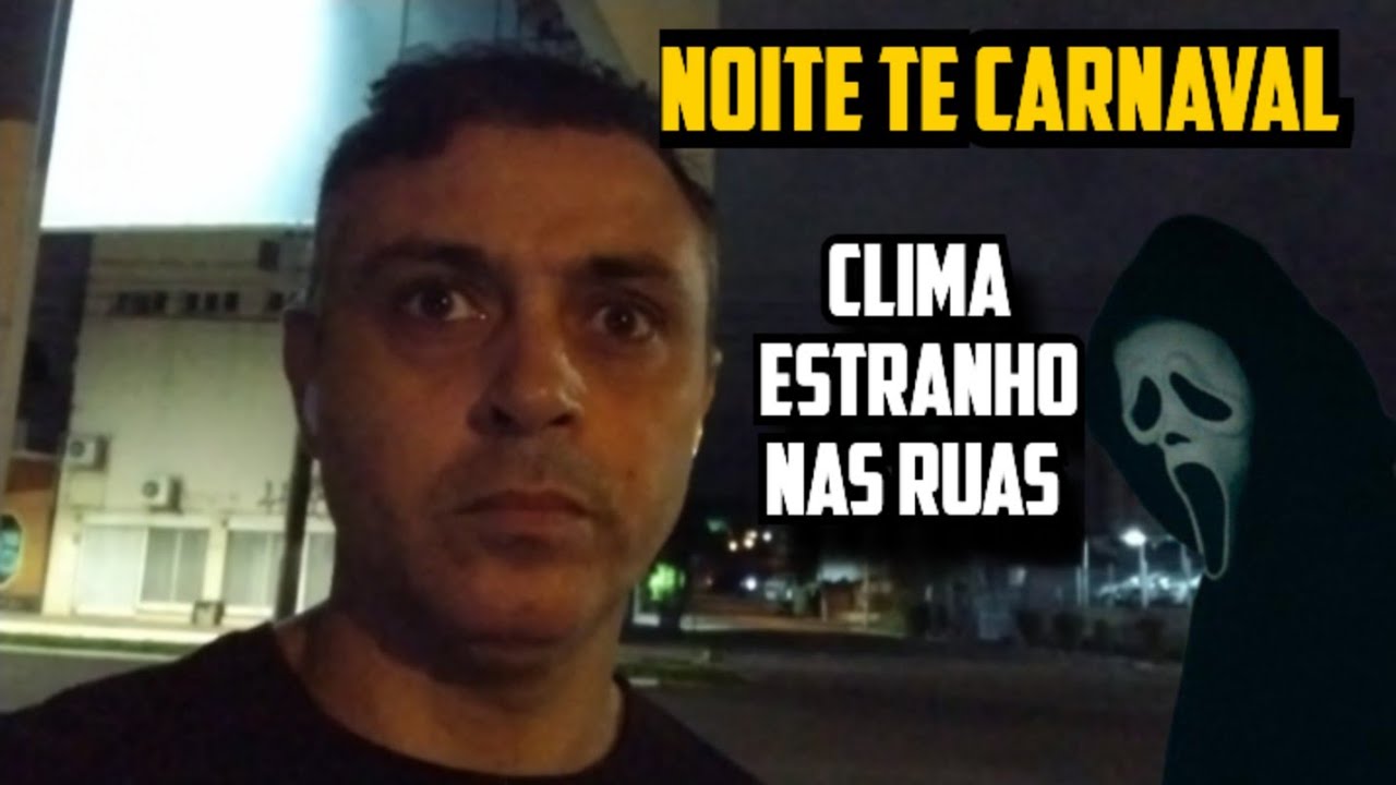 O clima tenebroso que fica nas ruas em época de carnaval 