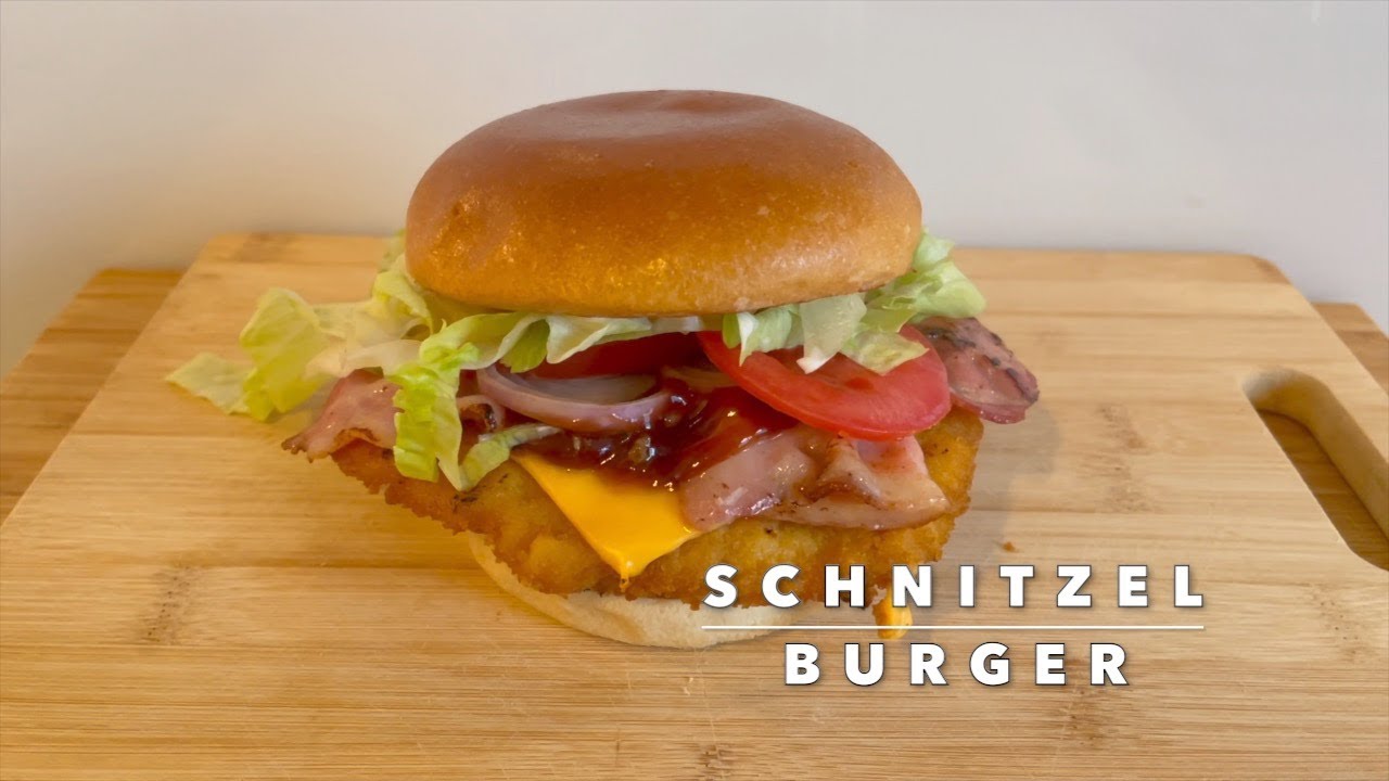Schnitzel Burger f&uuml;r ultra faule - Schnitzel Burger for ultra lazy people