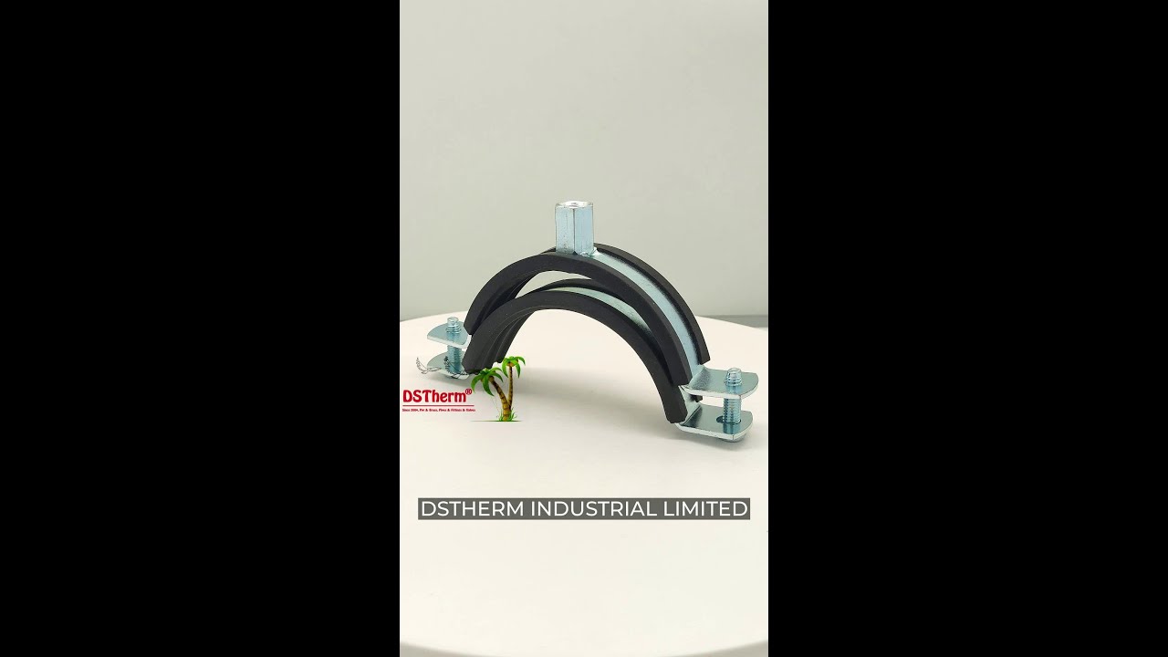 ppr metal pipe clamp hight quality of clamp with rubber corrosion-resistant  20-160mm