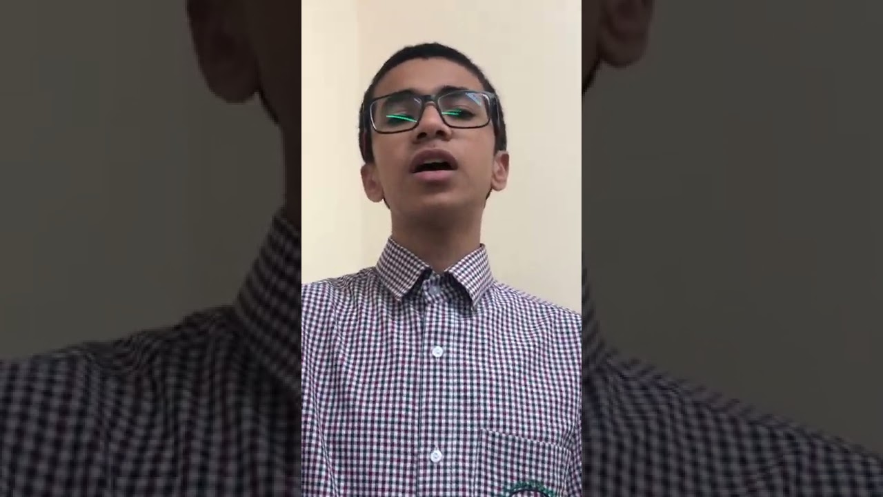 عبد الرحمن صلاح الدين علي اكاديمية الفجيرة  الاسلامية قصيدة العاديات شعر سمو الشيخ محمد بن راشد