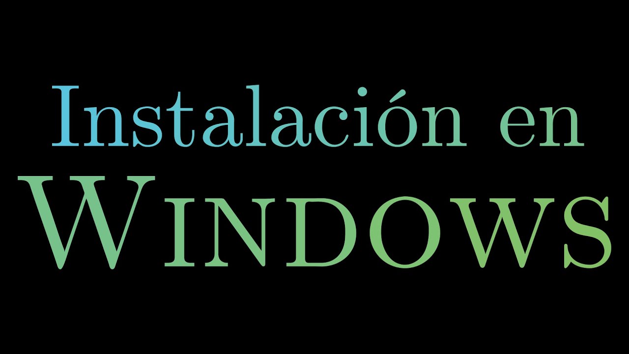 Tutorial de Manim | Instalación en Windows