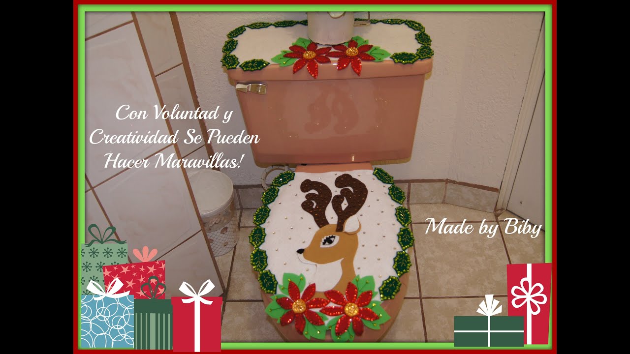 JUEGO DE BAÑO NAVIDEÑO TUTORIAL