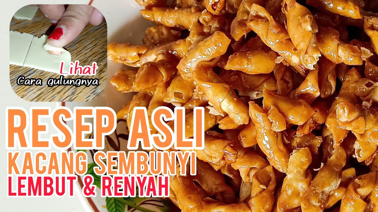 Resep Membuat Kacang Sembunyi Super Renyah dan lembut Original Kota Makassar | Lembut & Tidak Keras