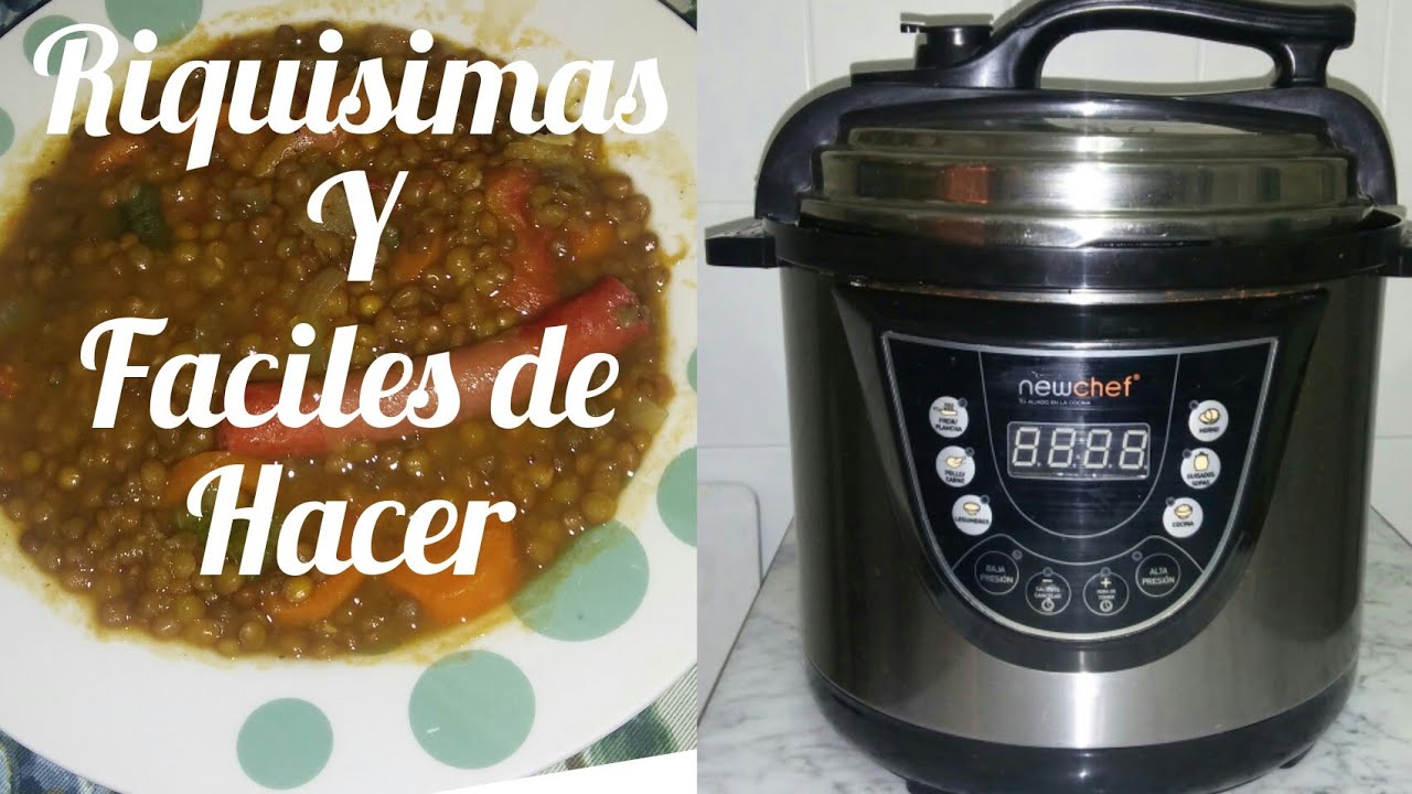 lentejas en  olla programable