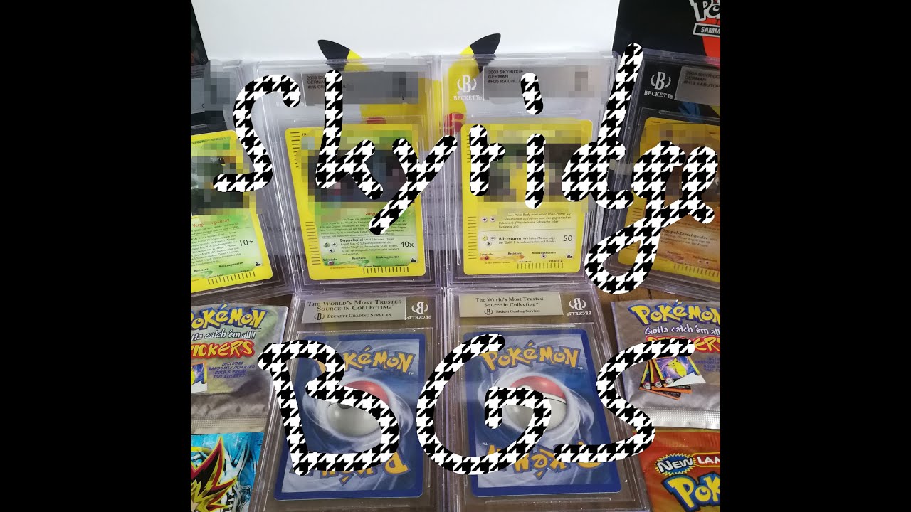 1500€ Skyridge BGS Karten 🤩 (Pokémon Beckett Grading Service) + Karten Opening + Yu-Gi-Oh!