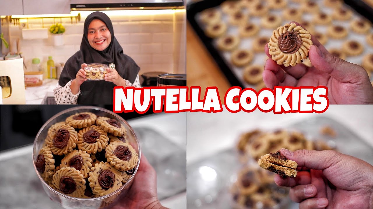 BIKIN KUE KERING DENGAN RASA PREMIUM SUPER ENAK, NUTELLA COOKIES.